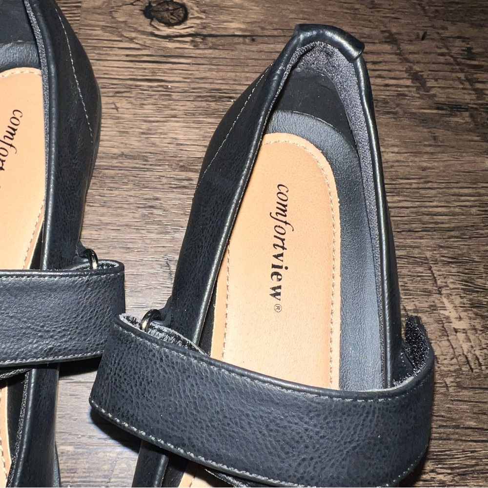 Comfort Plus by Predictions Black Flats - Picture 3 of 7